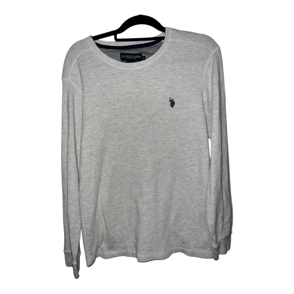 U.S. Polo Assn. Men's Light Gray Sweatshirt